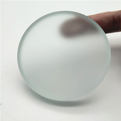 钢化玻璃磨砂 圆形 10mm