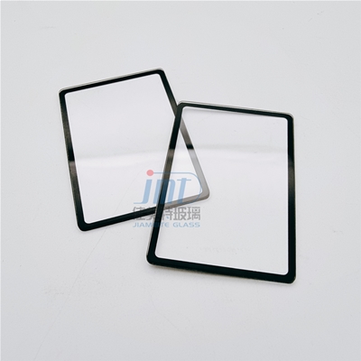 1mm tempered ultra clear screen cover glass with black border printed