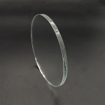 Custom 1-10mm Led Light Cover  Round Ultra Clear Tempered Glass Pieces
