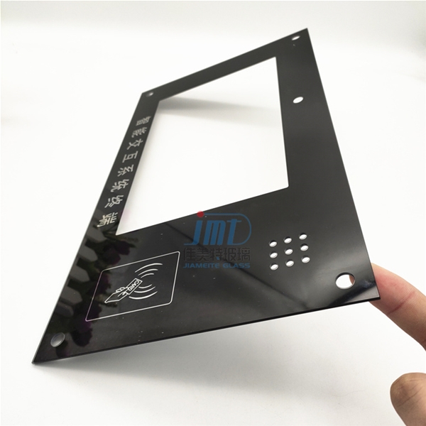 Customized Silk Screen Printed 0.5mm 0.7mm 1mm 2mm 3mm Tempered Glass Panels With Holes